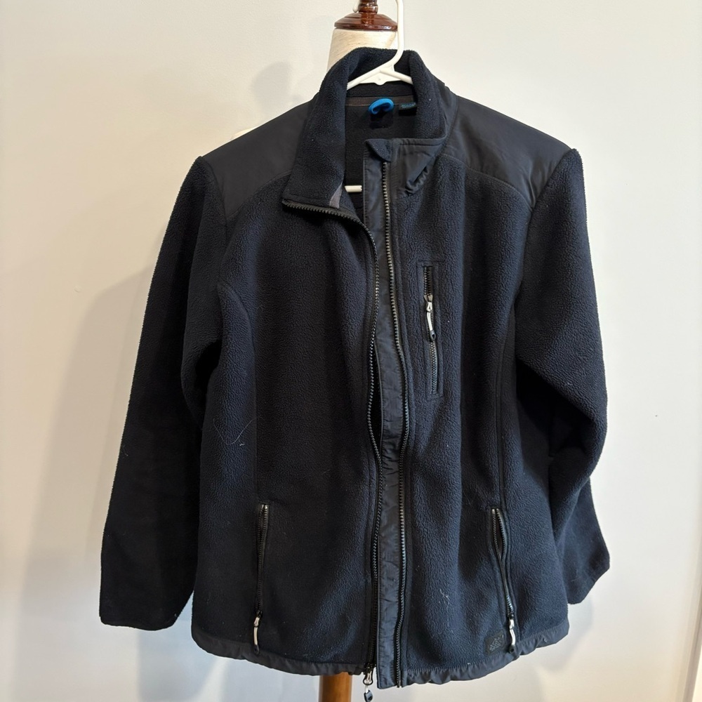 Eastern Mountain Sports Medium Zip Up Thick Fleece Jacket